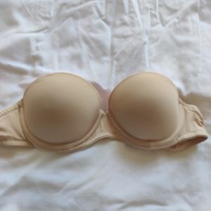 32a push-up strapless bra PINK